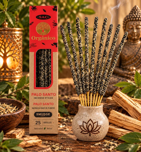 Incienso orgánico Palo Santo Ullas 25 gr